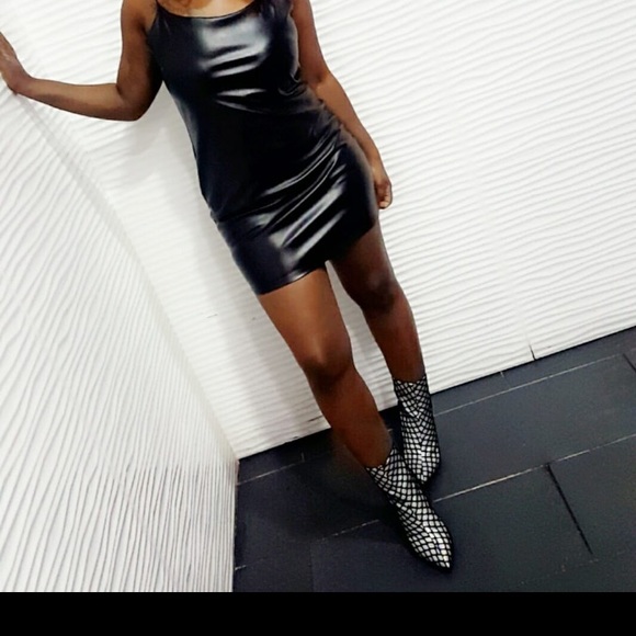 PrettyLittleThing Dresses & Skirts - Black faux leather dress